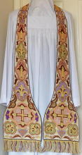 White Preaching Stole